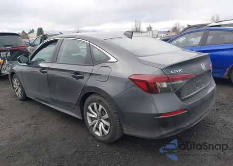 2025 Honda Civic Lx z USA, uszkodzony, nr VIN 2HGFE2F29SH599920